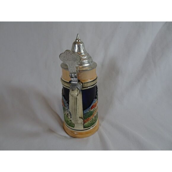 Small Ceramic German Style Beer Mug Stein - Picture 3 of 8